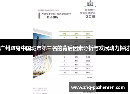 广州跻身中国城市第三名的背后因素分析与发展动力探讨 广州跻身中国城市第三名的背后因素分析与发展动力探讨